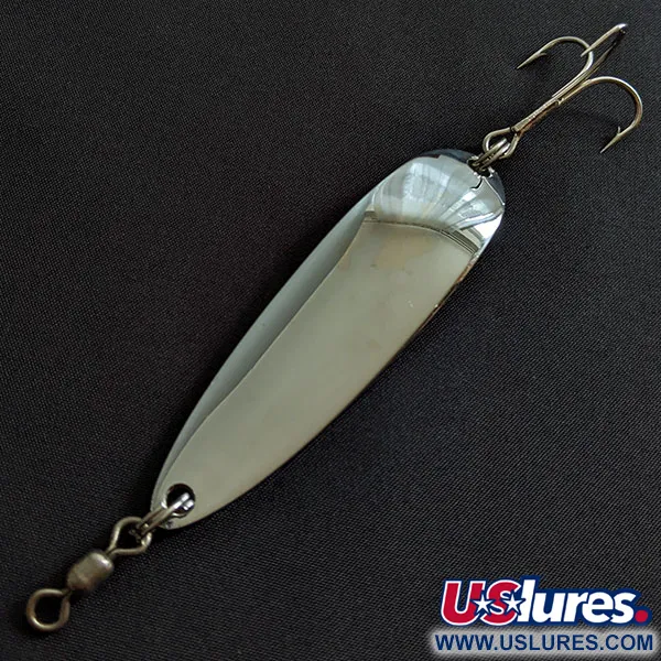 Luhr Jensen Krocodile #5, нікель, 42 г, блесна коливалка (колебалка) #19537