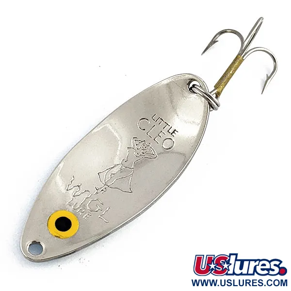 Seneca Little Cleo (Hula Girl), нікель/синій, 14 г, блесна коливалка (колебалка) #19539