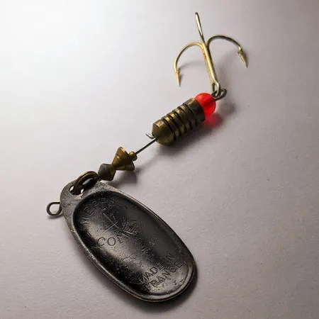 Mepps Black Fury 4, чорний/жовтий, 9 г, блешня оберталка (вертушка) #19551