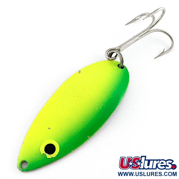 Seneca Little Cleo (Hula Girl) UV, жовтий/зелений/нікель UV, 21 г, блесна коливалка (колебалка) #19555