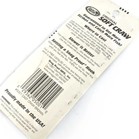 Snag Proof Original Frog, cast craw brown, 7 г, воблер #19557