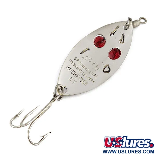 Hofschneider Red Eye Junior, нікель/червоні очі, 11 г, блесна коливалка (колебалка) #19558