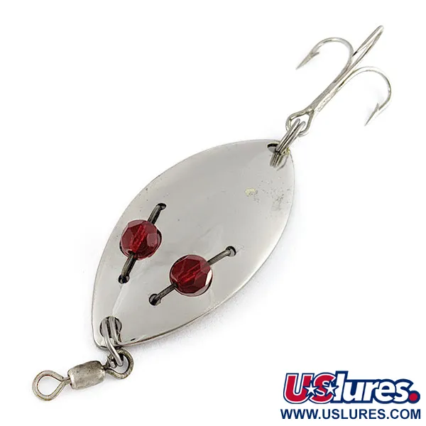 Hofschneider Red Eye Junior, нікель/червоні очі, 11 г, блесна коливалка (колебалка) #19558