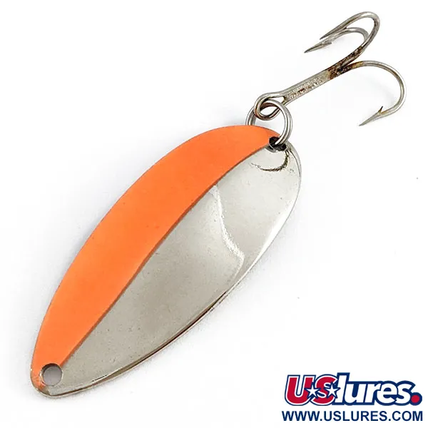 Acme Little Cleo UV, нікель/помаранчевий UV, 11 г, блесна коливалка (колебалка) #19579