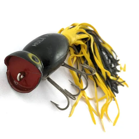 Fred Arbogast Hula Popper, чорний, 10 г, воблер #19603