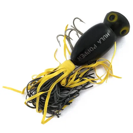 Fred Arbogast Hula Popper, чорний, 10 г, воблер #19603