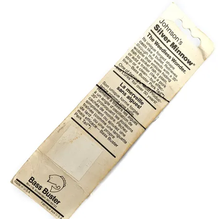 Незачіпляйка Johnson Silver Minnow, срібло, 21 г, блесна коливалка (колебалка) #19632