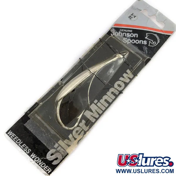  Незачіпляйка Johnson Silver Minnow, срібло, 21 г, блесна коливалка (колебалка) #19632