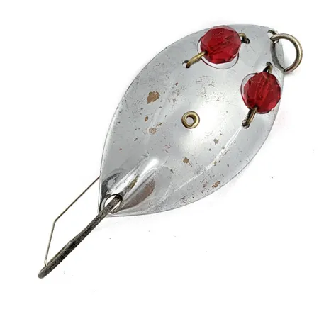 Hofschneider Red Eye Junior Weedless, нікель/червоні очі, 13 г, блесна коливалка (колебалка) #19640