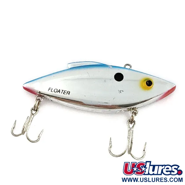  Bill Lewis Rat-L-Trap Floater, Chrome Blue Back, 9 г, воблер #19643