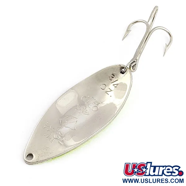 Seneca Little Cleo (Hula Girl) UV, нікель/шартрез UV, 21 г, блесна коливалка (колебалка) #19665