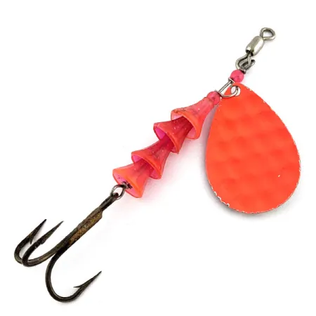 Lucky Strike Coffe Spoon UV, нікель/помаранчевий UV, 11 г, блешня оберталка (вертушка) #19694