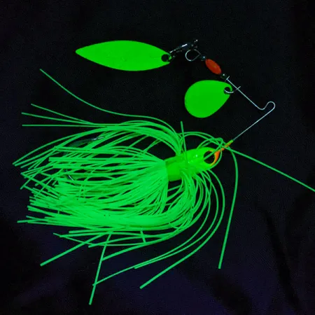 Booyah Tandem Colorado Willow Spinnerbait, шартрез UV, 9 г, блешня оберталка (вертушка) #19746