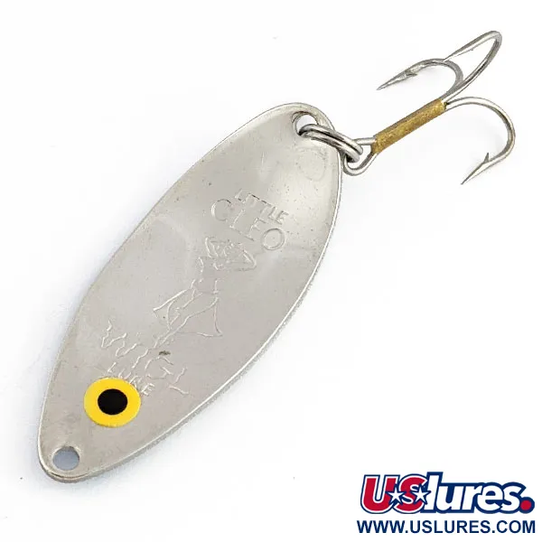 Seneca Little Cleo (Hula Girl), білий перли/синій/нікель, 14 г, блесна коливалка (колебалка) #19751