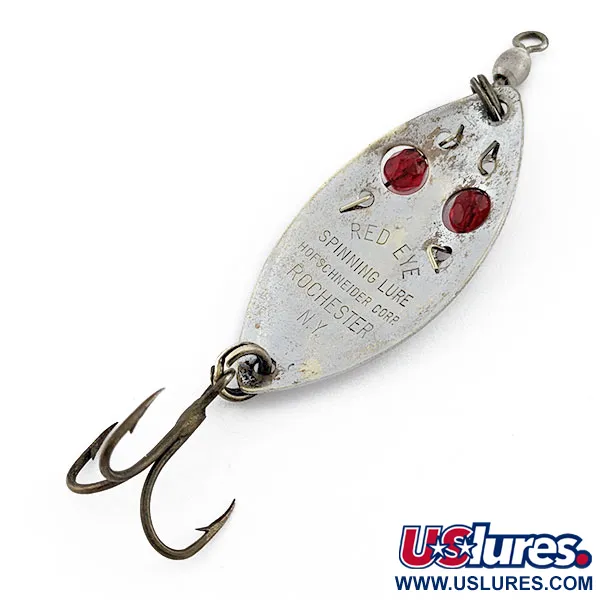 Hofschneider Red Eye Junior, нікель/червоні очі, 7 г, блесна коливалка (колебалка) #19769