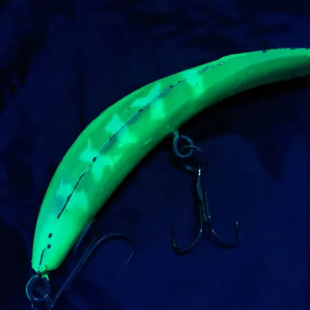 Yakima Bait FlatFish T55, шартрез UV, 28 г, воблер #19794