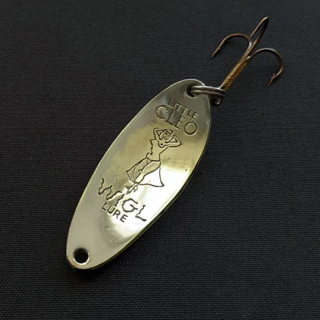 Seneca Little Cleo (Hula Girl) UV, нікель/золото/жовтий/зелений UV, 10 г, блесна коливалка (колебалка) #19799