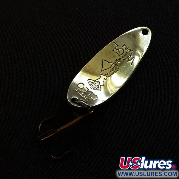 Seneca Little Cleo (Hula Girl) UV, нікель/золото/жовтий/зелений UV, 10 г, блесна коливалка (колебалка) #19799