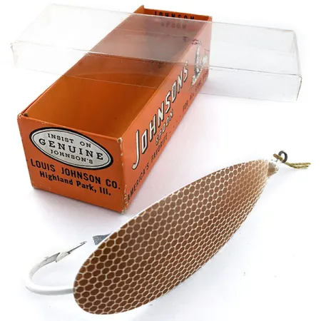 Незачіпляйка Johnson Silver Minnow 1460 BS (1950-x років), brown, 28 г, блесна коливалка (колебалка) #19813