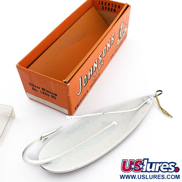  Незачіпляйка Johnson Silver Minnow 1460 BS (1950-x років), brown, 28 г, блесна коливалка (колебалка) #19813