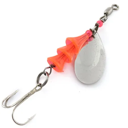  Luhr Jensen Tee Spoon #3, нікель/червоний, 7 г, блешня оберталка (вертушка) #19817