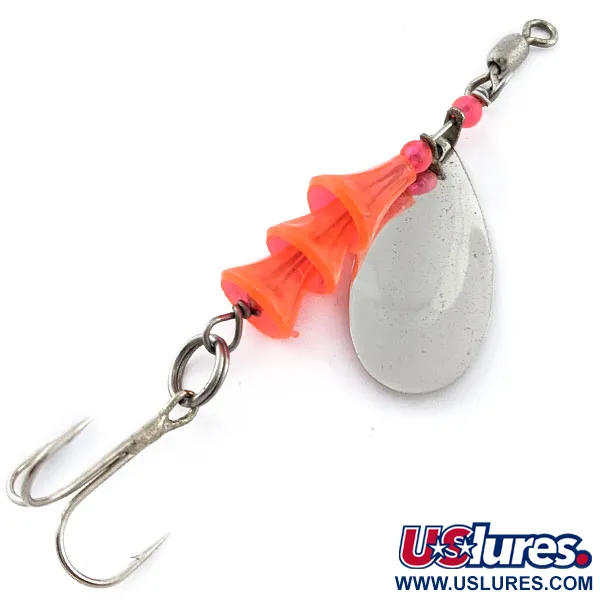   Luhr Jensen Tee Spoon #3, нікель/червоний, 7 г, блешня оберталка (вертушка) #19817