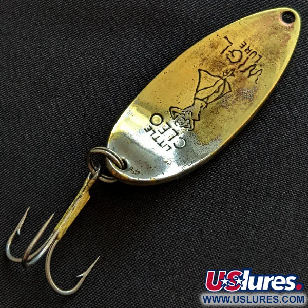 Seneca Little Cleo (Hula Girl), золото/нікель, 14 г, блесна коливалка (колебалка) #19821