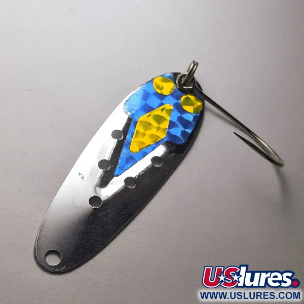 Heddon Sculpin, нікель/синій/жовтий, 5 г, блесна коливалка (колебалка) #19828