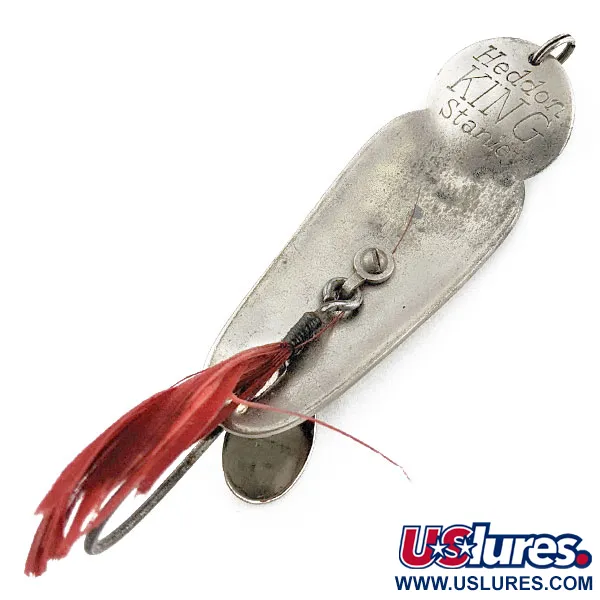  Heddon King Stanley, нікель/червоний, 21 г, блесна коливалка (колебалка) #19842