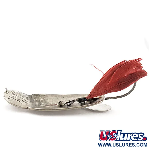  Heddon King Stanley, нікель/червоний, 21 г, блесна коливалка (колебалка) #19842