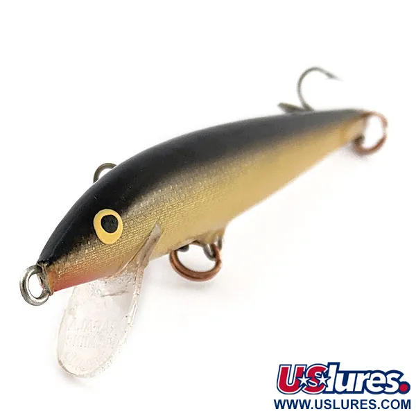  Rapala Original Floater F9, G (Gold), 4 г, воблер #19844