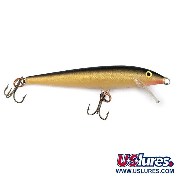  Rapala Original Floater F9, G (Gold), 4 г, воблер #19844