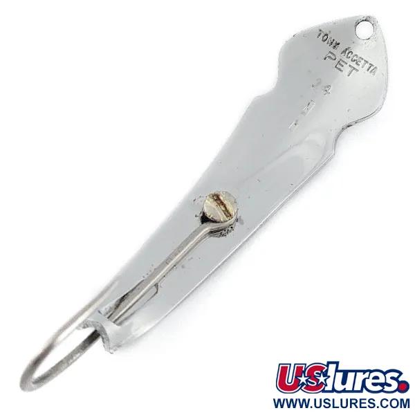 Tony Accetta Pet Spoon 14, нікель, 7 г, блесна коливалка (колебалка) #19847