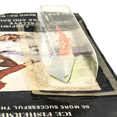 Other G.W's ice fishing Lures 2-AW, шартрез/білий, 5 г, блесна коливалка (колебалка) #19868