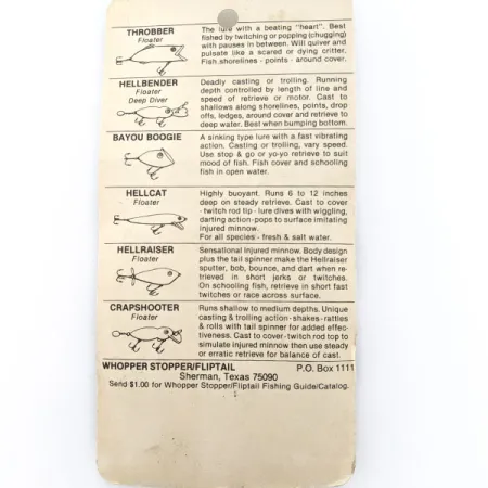 Whopper Stopper Bayou Boogie, Barfish, 7 см, воблер #19873