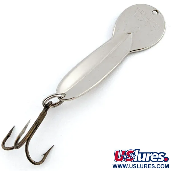  Glen Evans Loco 3, нікель, 17 г, блесна коливалка (колебалка) #19874