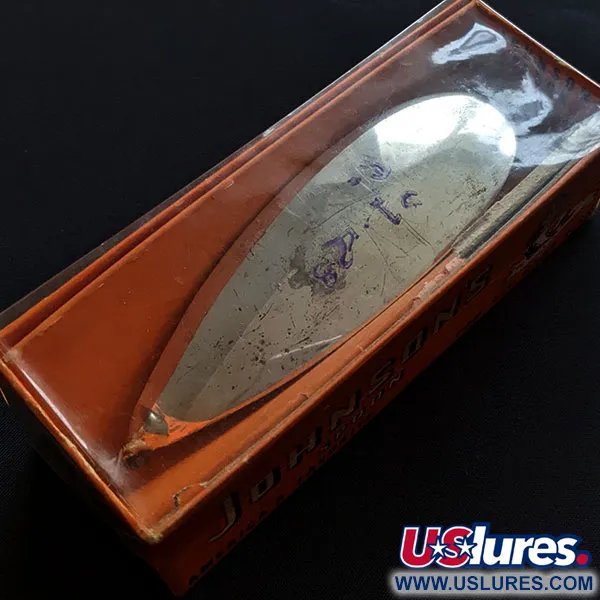  Незачіпляйка Johnson Silver Minnow 1410 (1950-x років), срібло, 28 г, блесна коливалка (колебалка) #19878