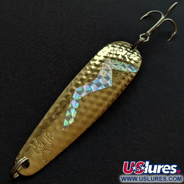 Renosky Lures Pirate Spoon 55, золото, 12 г, блесна коливалка (колебалка) #19885