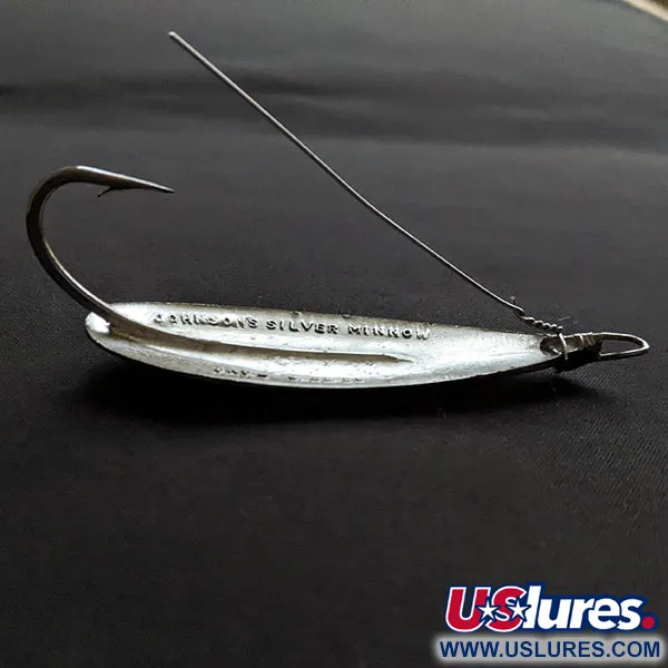  Незачіпляйка Johnson Silver Minnow, нікель, 21 г, блесна коливалка (колебалка) #19888