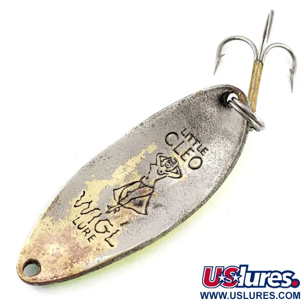 Seneca Little Cleo (Hula Girl) UV, нікель/жовтий/зелений UV, 16 г, блесна коливалка (колебалка) #19889