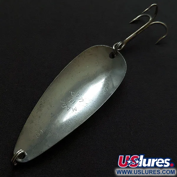 Worth Chippewa Steel Spoon, чорний/нікель/червоний, 14 г, блесна коливалка (колебалка) #19895