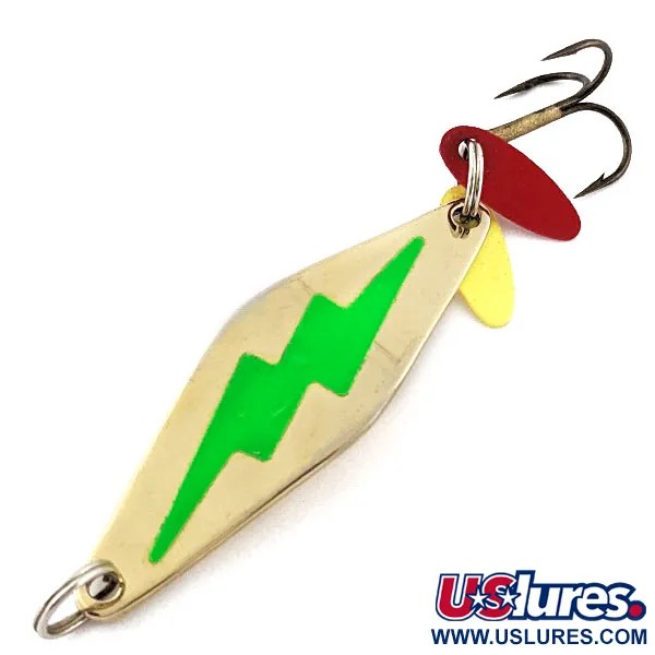  Bay de Noc Do-Jigger #3, złoty/zielony, 9 г, блесна коливалка (колебалка) #19904