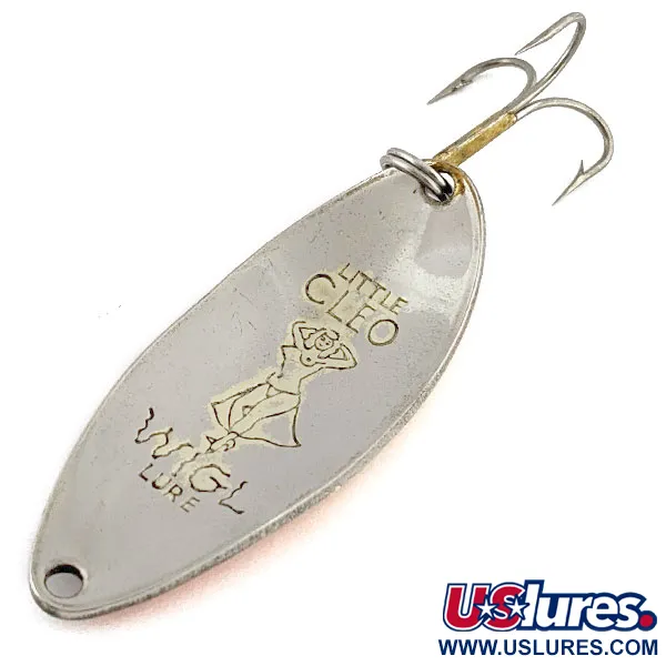 Seneca Little Cleo (Hula Girl), нікель/помаранчевий, 14 г, блесна коливалка (колебалка) #19916