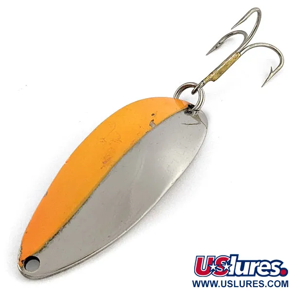 Seneca Little Cleo (Hula Girl), нікель/помаранчевий, 14 г, блесна коливалка (колебалка) #19916