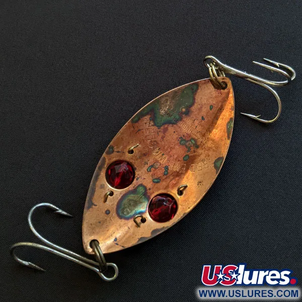 Hofschneider Red Eye Wiggler, мідь/червоні очі, 25 г, блесна коливалка (колебалка) #19923