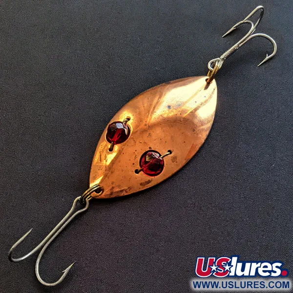 Hofschneider Red Eye Wiggler, мідь/червоні очі, 25 г, блесна коливалка (колебалка) #19923