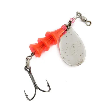  Luhr Jensen Tee Spoon #3, нікель/червоний UV, 7 г, блешня оберталка (вертушка) #19934