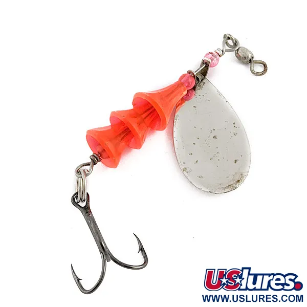   Luhr Jensen Tee Spoon #3, нікель/червоний UV, 7 г, блешня оберталка (вертушка) #19934