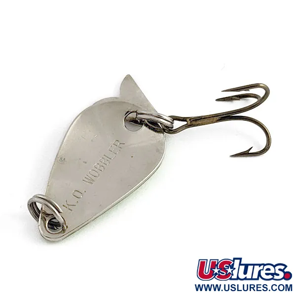 Acme K.O. Wobbler, нікель/зелений, 3,5 г, блесна коливалка (колебалка) #19937
