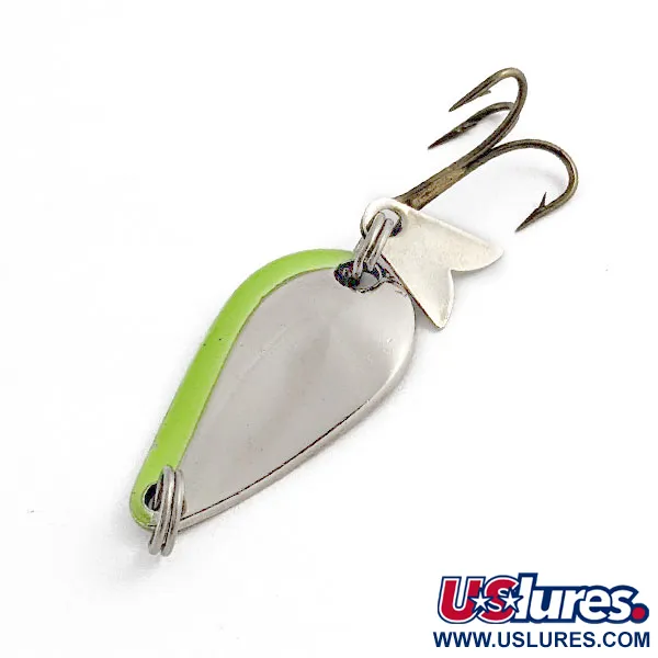 Acme K.O. Wobbler, нікель/зелений, 3,5 г, блесна коливалка (колебалка) #19937
